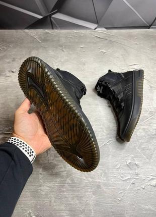 Зимние мужские кожаные ботинки/кроссовки adidas8 фото