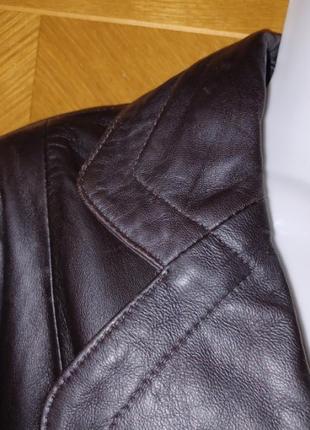 Брендовый 100% кожа стильный пиджак р.22 от bm8 фото