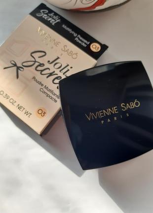 Vivienne sabo joli secret powder компактна матувальна пудра для обличчя, 031 фото