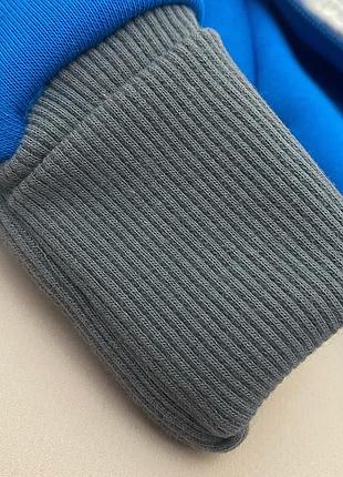 Комплект для новонародженого  (комбінезон + шапочка) (тканина трьох нитка з начосом+підкладка)3 фото