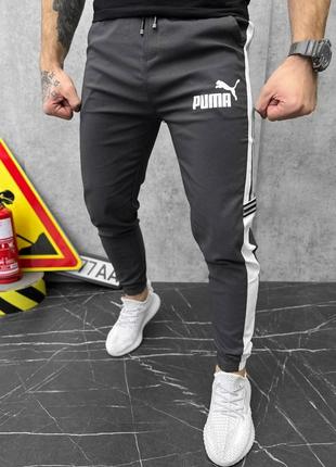 Штаны puma retro grey1 фото