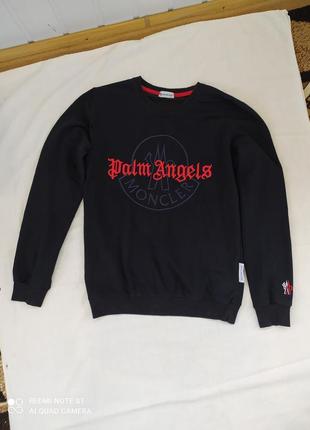 Лонгслив moncler в колоборации palm angels