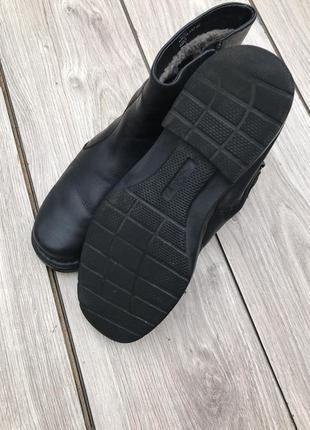 Ботинки теплые ara relax кожаные с мехом натуральная кожа3 фото