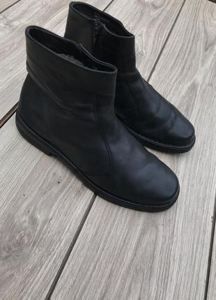 Ботинки теплые ara relax кожаные с мехом натуральная кожа6 фото