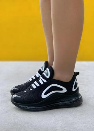 Кроссовки женские nike air max 720 black white