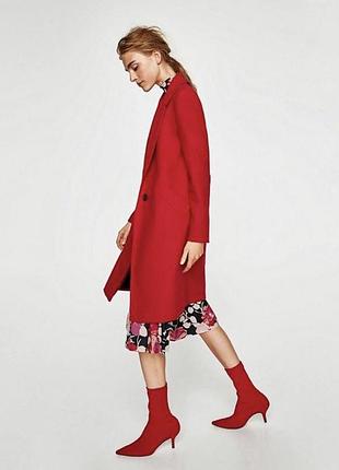 Шерстяне пальто zara