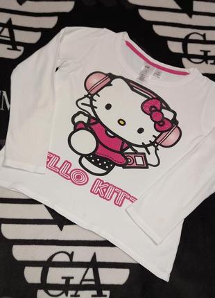 Свитшот лонгслив кофта фирма h&m sanrio hello kitty хелло китти