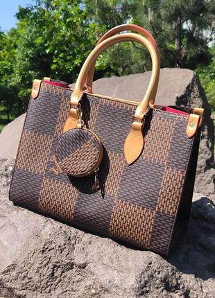 Женская сумка louis vuitton onthego brown