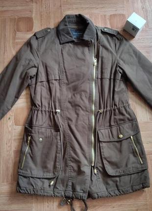 Парка пальто zara basic