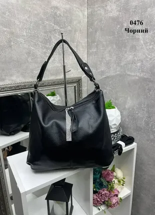 Черная — два отдельных отделения на молнии - хорошая и сумка-мешок2 фото