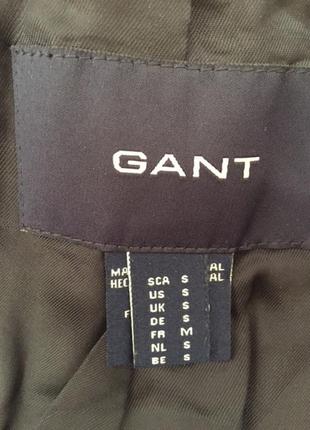 Елегантне класичне пальто від преміального бренда gant, розмір s7 фото