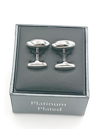 Шикарные запонки marks and spencer platinum plated2 фото