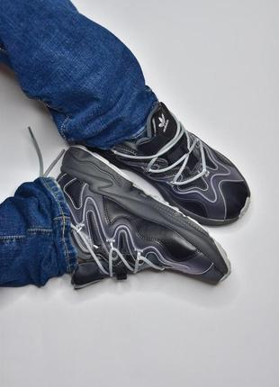 Adidas ozweego plus core black grey dust purple size 40 41 42 436 фото