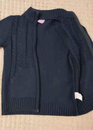 Теплая кофта (турция) унисекс р.134,на 8-9 лет 3