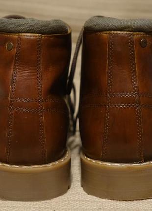Капитальные кожаные ботинки коньячного цвета george англия 43 р.9 фото