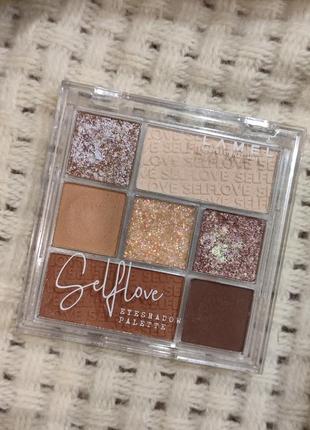 Палетка теней для век  ⁇  тени lamel make up selflove eyeshadow palette #разгрузку