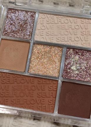 Палетка теней для век  ⁇  тени lamel make up selflove eyeshadow palette #разгрузку2 фото