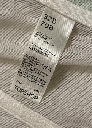 Ніжний мереживний топ бюстьє topshop5 фото