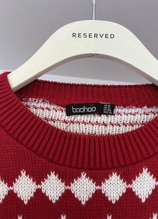 Красивый новогодний свитер батал boohoo4 фото