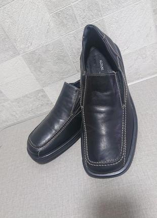 Кожаные мужские итальянские туфли alfani10 фото