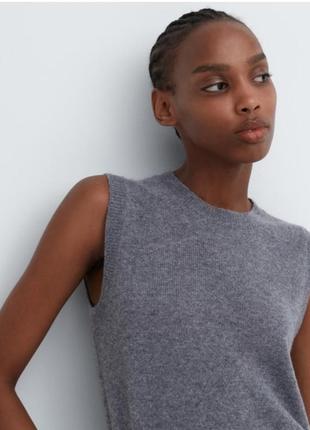 Вовняний жилет , жилетка в стилі h&m