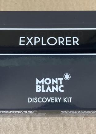 Набір чоловічий montblanc explorer edp4 фото