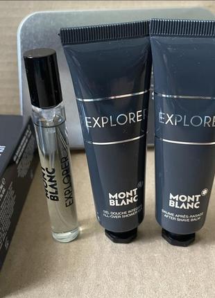 Набір чоловічий montblanc explorer edp2 фото