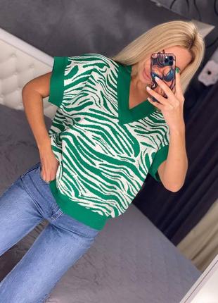 Жилетка зебра