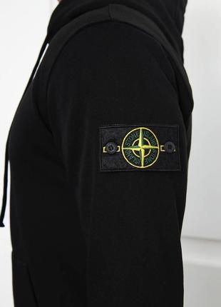 Зип-худи stone island на флисе2 фото