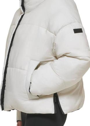 Теплая куртка-пуховик, пуфер calvin klein двухсторонняя8 фото