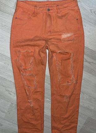 Круті джинси piвнi xxl 14-16р. 34p котон3 фото
