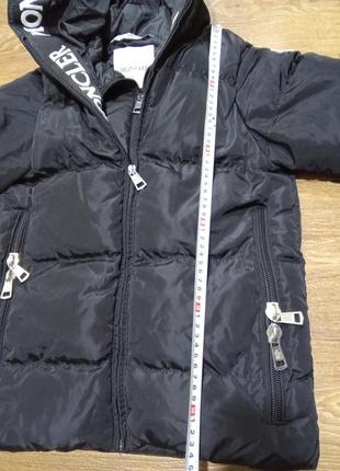 Зимова куртка moncler чорна6 фото