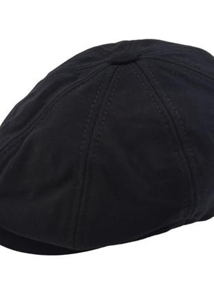 Кепка хулиганка мужская 56, 57, 58, 59, 60 размер джинсовая ткань черный (хм6)7 фото