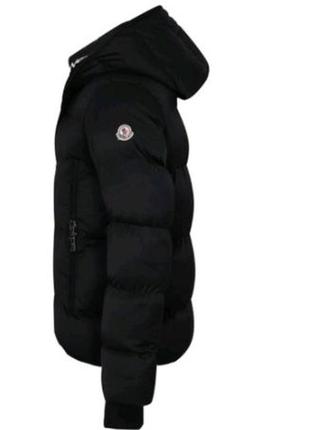Зимняя куртка moncler черная10 фото