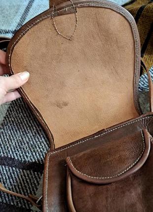 Шкіряна сумка , шкіряна верблюжа сумка марокко8 фото