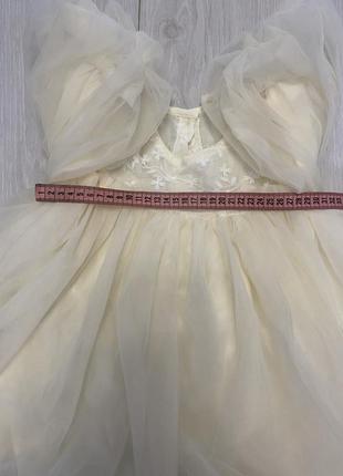 Платье на 1 год, праздничное платье, фатиновое платье, воздушное платье, Комплект на рчок5 фото