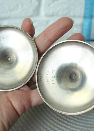 Вінтажні келихи з маркуванням epns. срібне покриття. індія. нікель6 фото