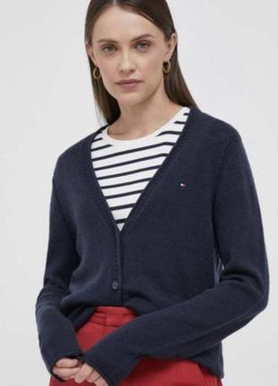 Светр tommy hilfiger реглан кофта свитер лонгслив стильный  худи пуловер актуальный джемпер тренд1 фото