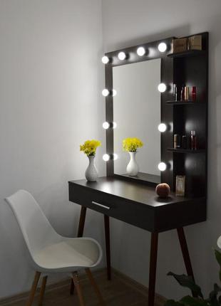 Макияжный столик и гримерное зеркало с подсветкой zerka 900 mm
