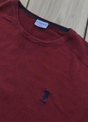 Светр u.s. polo assn uspa реглан кофта свитер лонгслив стильный  худи пуловер актуальный джемпер тренд2 фото