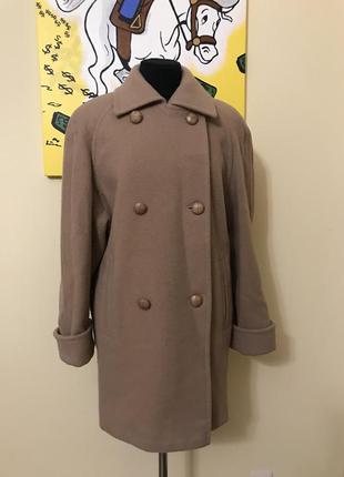 Пальто вінтажне вовняне jhe conwoy colletion