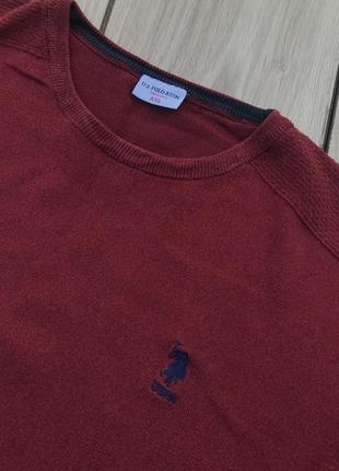 Светр u.s. polo assn uspa стильный актуальный джемпер тренд