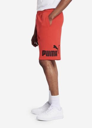 Шорти чоловічі puma big fleece logo shorts 846793471 фото