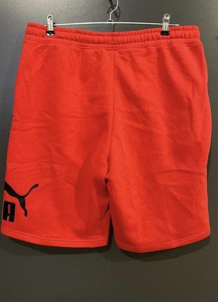 Шорти чоловічі puma big fleece logo shorts 846793477 фото