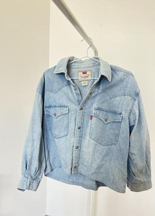 Куртка-рубашка levis ,футболка primark, h&amp;m в‘язана кофта4 фото