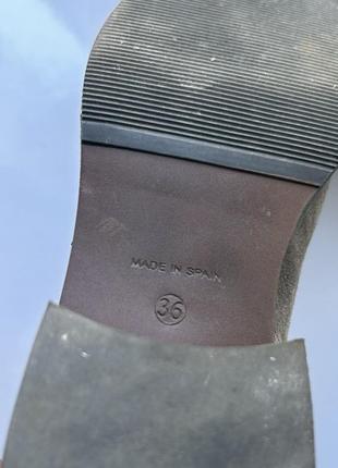 Замшевые классические бежевые деми ботинки eseoese 🤎 кожаные челси туфли с заклепками в стиле jimmy choo8 фото