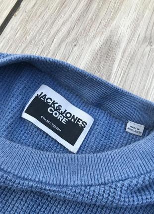 Светр jack & jones реглан кофта свитер лонгслив стильный  худи пуловер актуальный джемпер тренд3 фото