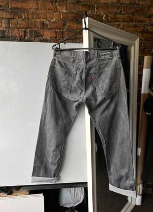 Levi’s 505 men’s grey denim jeans джинси1 фото