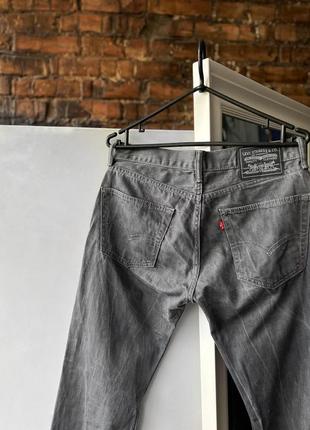 Levi’s 505 men’s grey denim jeans джинси2 фото