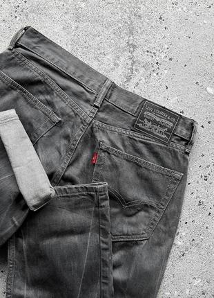 Levi’s 505 men’s grey denim jeans джинси8 фото